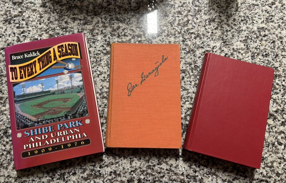 Vintage Baseball Book Lot of 3 Hall of Fame Baseball Is a Funny Game Seasons